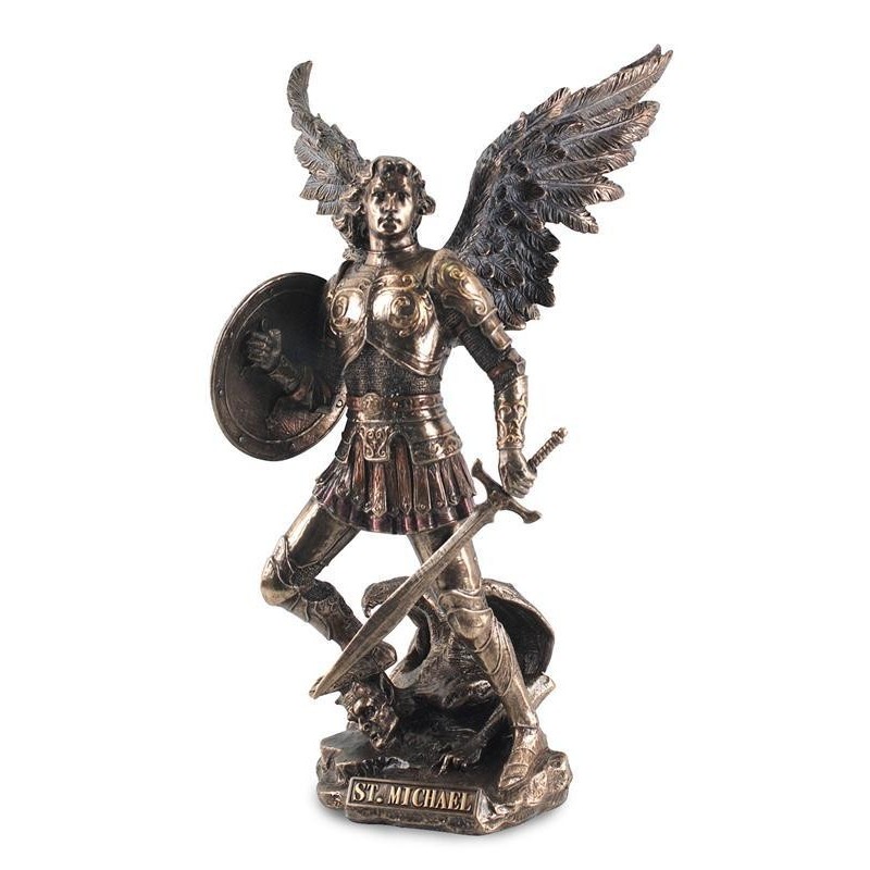 Archange Saint Michael Figure Bronze Figures Collection Classique