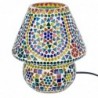 Lampe de table arabe | Lampe marocaine en forme de champignon 23x20x20cm | Couleur: Multicolore