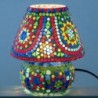 Lampe de table arabe | Lampe marocaine | Cylindre 31x18x18 cm | Couleur: Multicolore