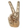 figure la main avec les doigts dorés | Figure de main Figures de résine pour la décoration de figurines de jardin 23x16x11cm