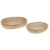 Pack de 2 paniers design naturel pour la décoration de la maison