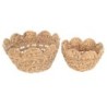 Lot de 2 paniers style naturel pour la décoration de la maison
