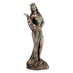 Figurine Déesse Grecque Fortune Résine Dorée Collection Classique 15 cm