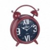 Horloge de table vintage | Décoration Vintage, Couleur Rouge, 32 cm x 8 cm x 23,5 cm