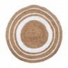 Tapis rond en jute | Tapis Rond, Décoration Ethnique Diamètre 90 cm