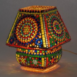 Lampe de table arabe | Lampe Marocaine, Multicolore