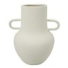 Grand vase en porcelaine blanche style bohème pour la décoration de la maison