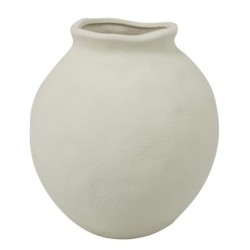 Grand vase en porcelaine blanche de style bohème pour la décoration de la maison
