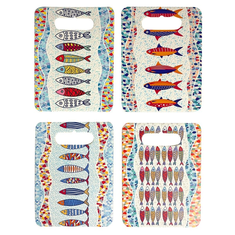 Planche à découper le poisson 4 modèles différents pour cuisine et poissonnerie