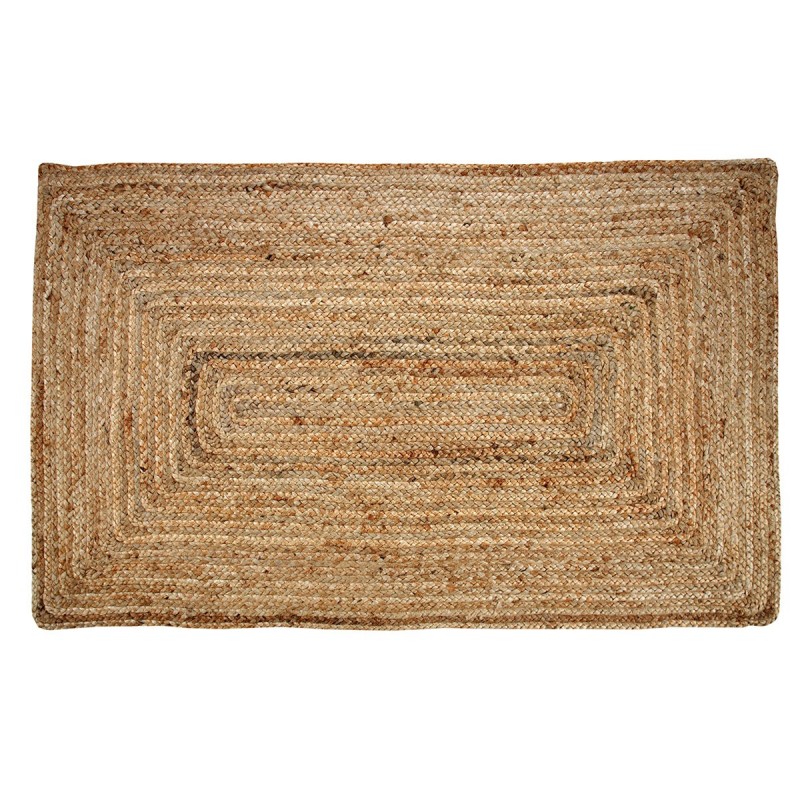 Tapis de jute | Tapis Rectangulaire, Décoration Maison 75x120 cm