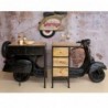 Comptoir de bar vintage | Meuble Console Trottinette Design Vintage, 100x80x68cm