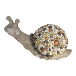 Figurine d'escargot rustique d'extérieur pour la décoration de la maison et du jardin