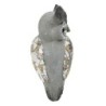 Figurine de hibou décorative rustique pour la maison et le jardin