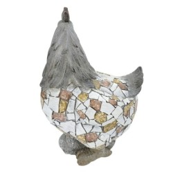 Extension de figurine de coq, décoration rustique pour la maison et le jardin