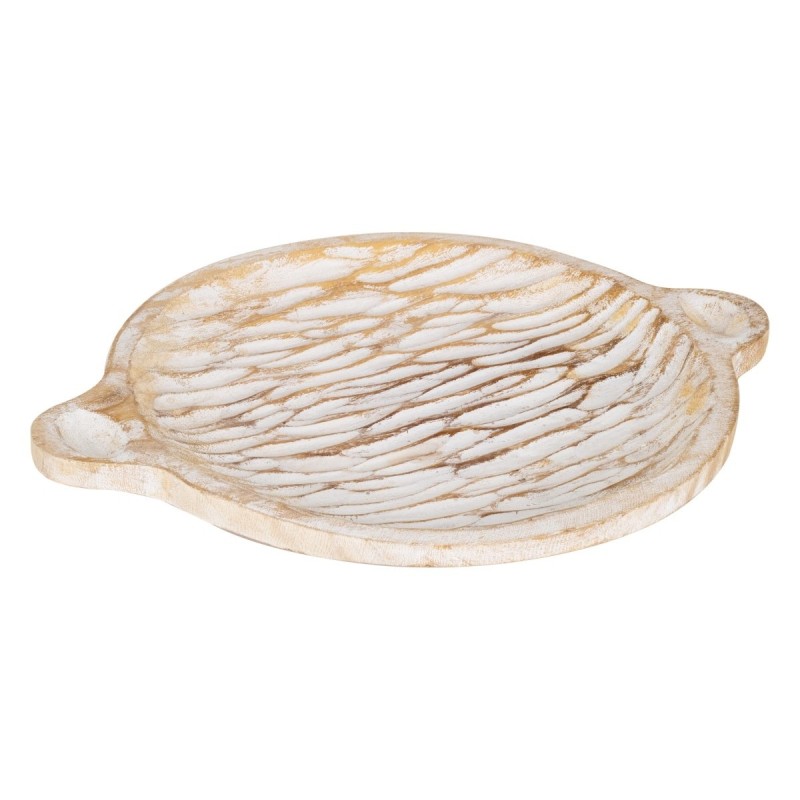 Plateau Ethnique En Bois Blanc - Décoration Maison