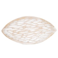 Plateau en bois naturel pour la décoration et le service à la maison