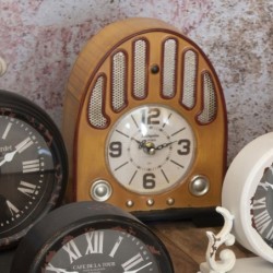 Horloge de table | Radio de forme d'horloge de table