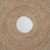 Tapis rond en jute | Tapis Ronds, Tapis Jute à Franges Diamètre 90 cm