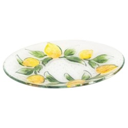 Assiette citron décorative pour cuisine et salle à manger