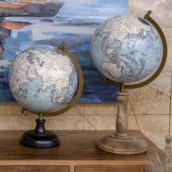 Globe du Monde 20 Cm Décoration Collection Globes du Monde Carte du Monde DG3149