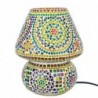 Lampe de table arabe | Lampe marocaine | Forme de champignon 31x23x23 cm | Couleur: Multicolore