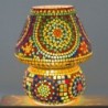 Lampe de table arabe | Lampe marocaine | Forme de champignon 31x23x23 cm | Couleur: Multicolore