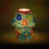 Lampe de table arabe | Lampe marocaine en forme de champignon 22x18x18cm | Couleur: Multicolore