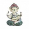 Figurines décoratives | Figurine en résine du dieu Ganesha 22,5 x 10 x 18 cm | Couleur blanche