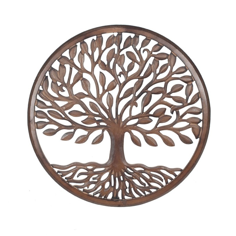 Ornement Mural Arbre 90Cm Dm Plaque Bois Ornement Mural Collection Ethnique