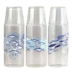 Pichet et verre pour boissons, ensemble de cuisine idéal pour la maison, parfait pour les fêtes et un usage quotidien.