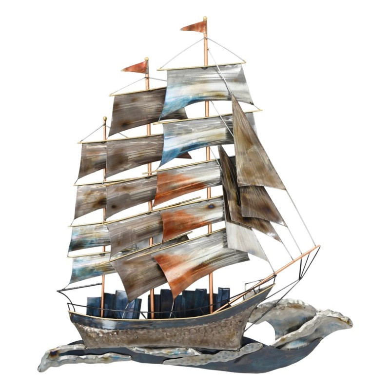 Ornement mural de bateau nautique en métal pour décoration de Style maritime, Applique décorative idéale pour la maison
