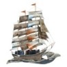Ornement mural de bateau nautique en métal pour décoration de Style maritime, Applique décorative idéale pour la maison