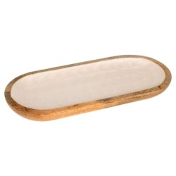 Plateau décoratif en bois pour la maison, idéal pour organiser et décorer les espaces, accessoire multifonctionnel pour cadeaux