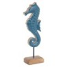 Hippocampe décoratif en bois pour style nautique à la maison, figurine de marin idéale comme cadeau original