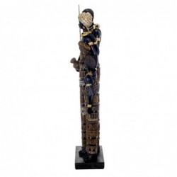 Figurine en résine noire africaine 59*11*21cm