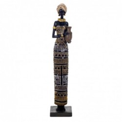 Figurine noire africaine en résine 56*10*12cm