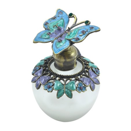 Flacon de parfum papillon élégant et exclusif pour cadeau, décoration et usage quotidien, design unique et attrayant.
