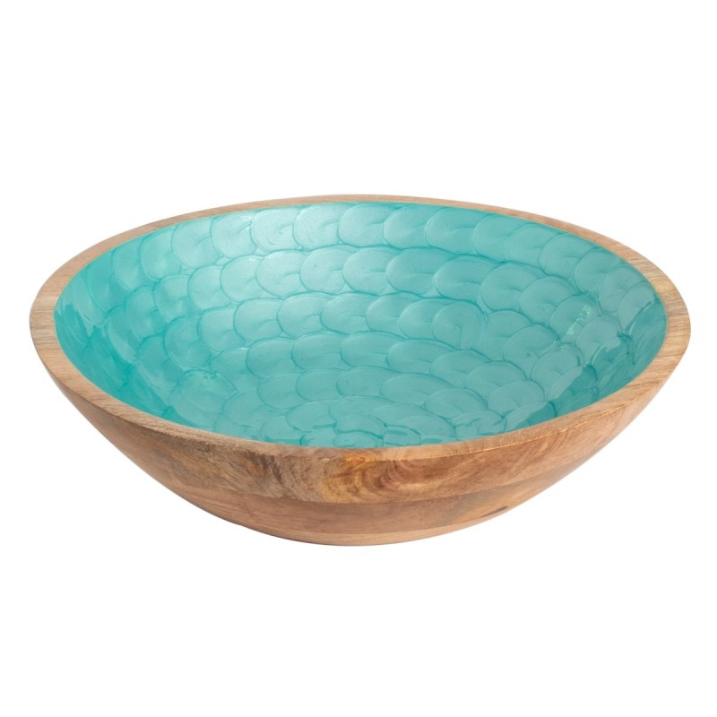 Grand bol en bois pour la décoration et le rangement, design unique, idéal pour la cuisine, le salon et le bureau