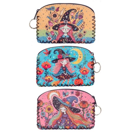 Sac à main de sorcière multicolore avec extension, idéal pour les cadeaux créatifs et les accessoires de mode, design