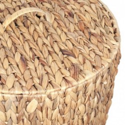 Panier Palmier Marron et Herbe de Mer 60 * 44 * 44cm Lot de 2 Unités Panier Lot de 2 U