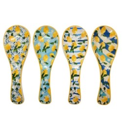 Repose-cuillère pour citrons - 4 modèles différents - Complément de cuisine - Cadeau original et pratique