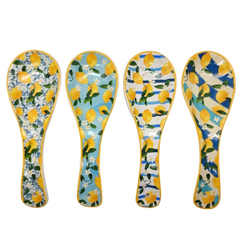 Repose-cuillère pour citrons - 4 modèles différents - Complément de cuisine - Cadeau original et pratique