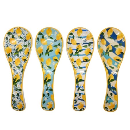 Repose-cuillère pour citrons - 4 modèles différents - Complément de cuisine - Cadeau original et pratique