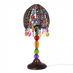 Lampe de table en métal et résine multicolore 52*20*20cm