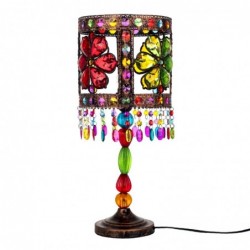 Lampe de Table Multicolore Métal et Résine 54*23*23cm