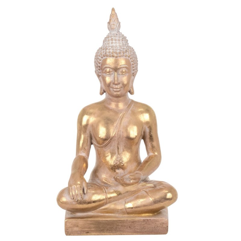 Figurine de bouddha doré en résine 23*9*13cm