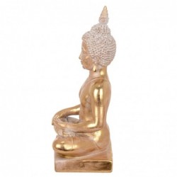 Figurine de bouddha doré en résine 23*9*13cm