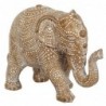 Figurine d'éléphant en résine brune 15*8*20cm