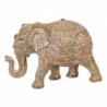 Figurine d'éléphant en résine brune 17*9*25cm