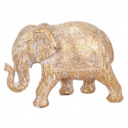 Figurine Éléphant Blanc en Résine 17*10*24cm